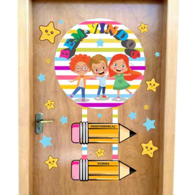 Painel para porta Bem-vindos
