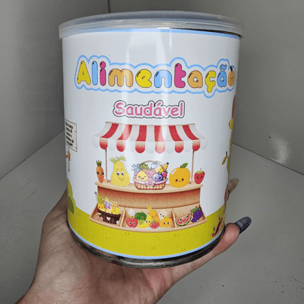 Lata Alimentação Saudável - Imagem 5
