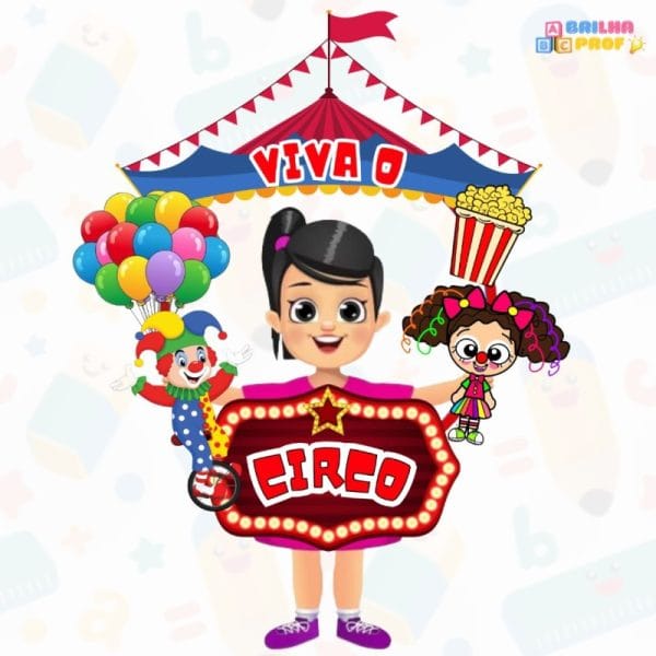Painel Bambolê Viva o Circo - Imagem 3