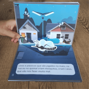 Livrinho 3D sobre a Dengue