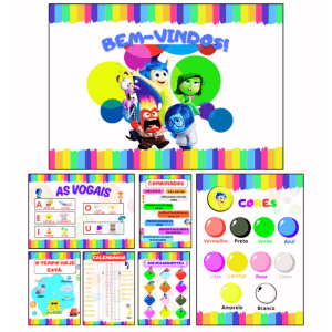 Kit Decoração de sala - Divertidamente
