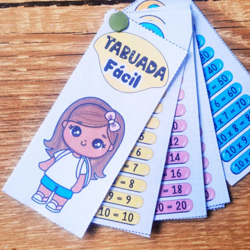 Kit Tabuada, Números, Alfabeto e Silabas Fácil