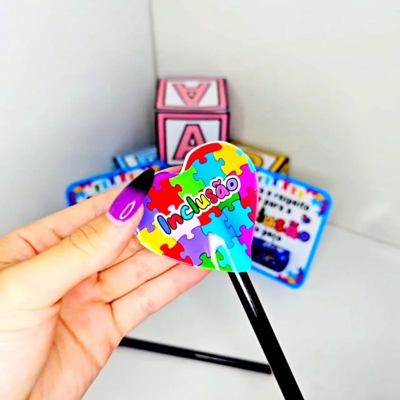 Lembrancinha de conscientização do Autismo - Imagem 2