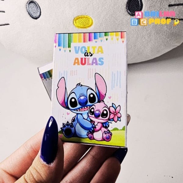 Livrinho porta bis - Stitch