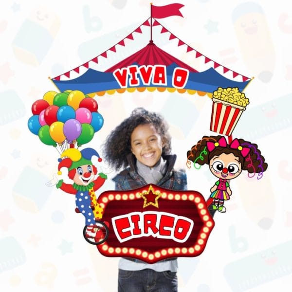 Painel Bambolê Viva o Circo - Imagem 2