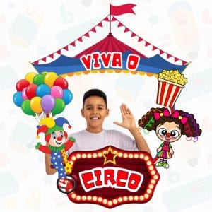 Painel Bambolê Viva o Circo