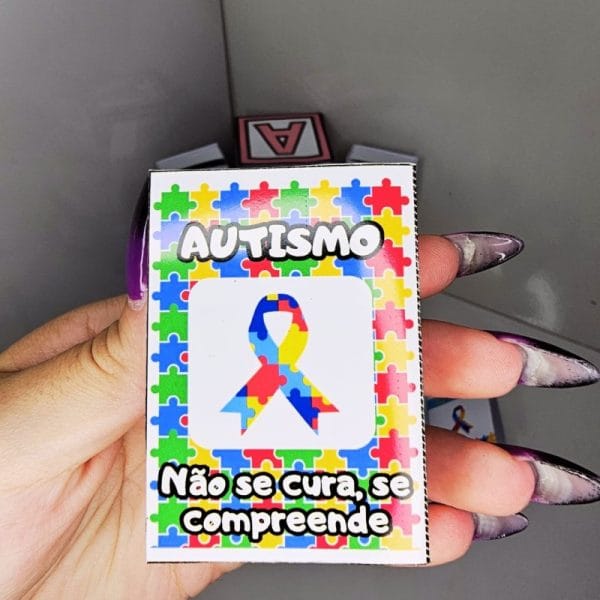 Lembrancinha de conscientização do Autismo - Imagem 4