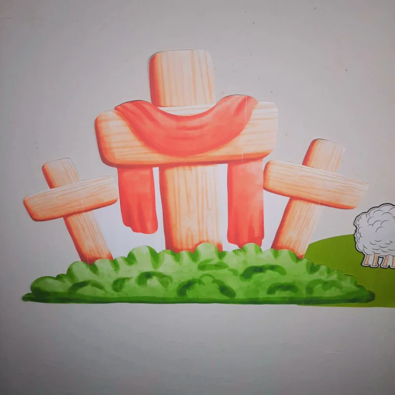 Painel de páscoa - Jesus vive - Imagem 4