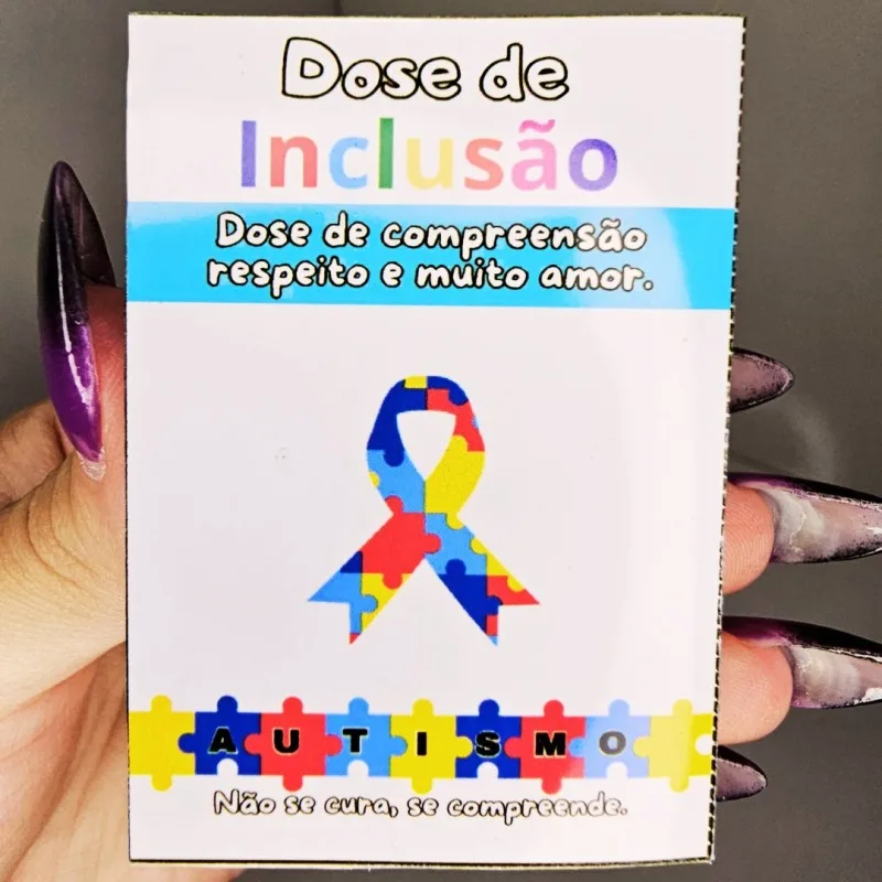 Lembrancinha de conscientização do Autismo - Imagem 6
