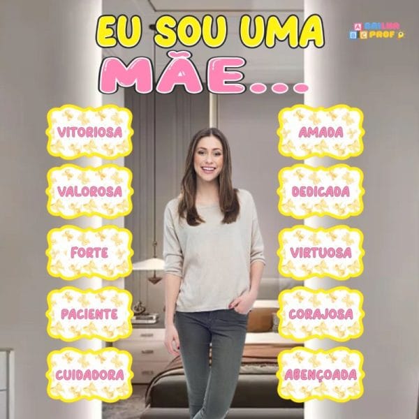 Painel espelho das afirmações - Dia das Mães - Imagem 2