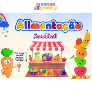 Painel Alimentação Saudável Para Imprimir (Grátis)
