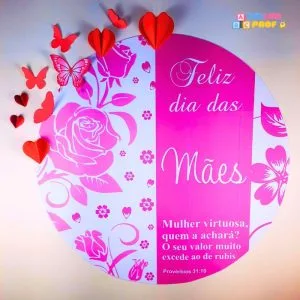 Painel de fotos - Dia das Mães