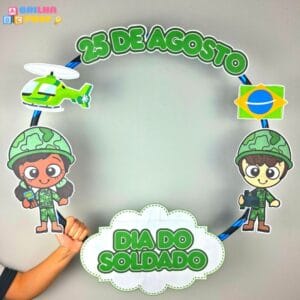 Painel Bambolê Dia do Soldado