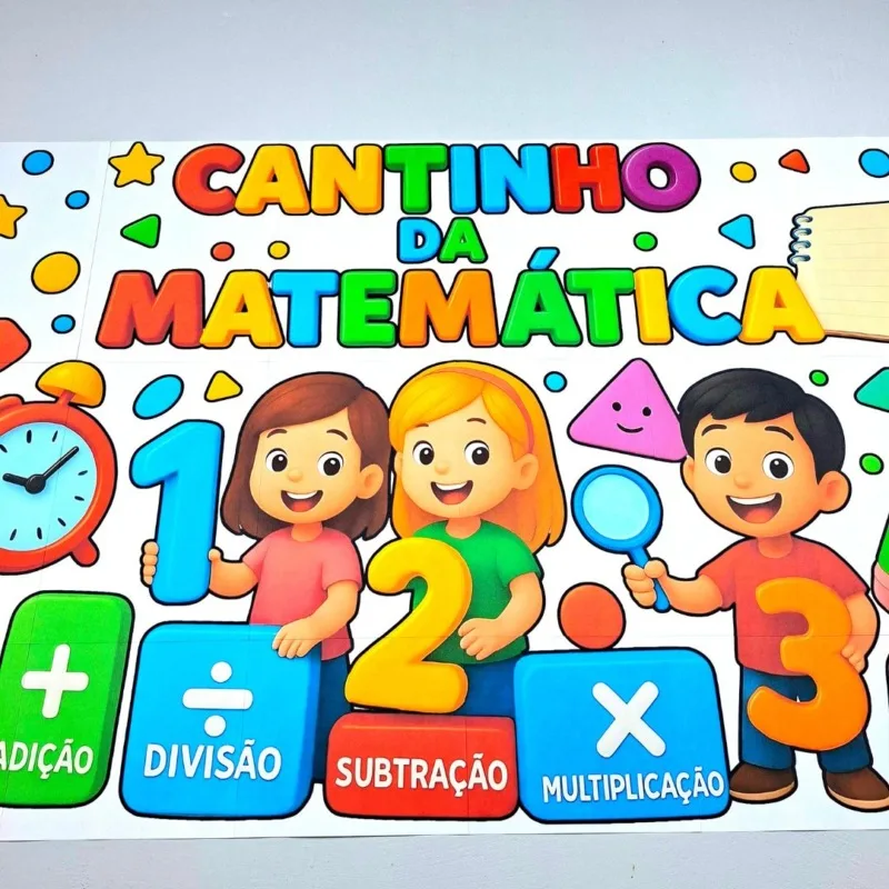 Painel Cantinho da Matemática - Imagem 4