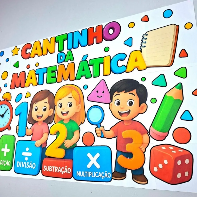 Painel Cantinho da Matemática - Imagem 5