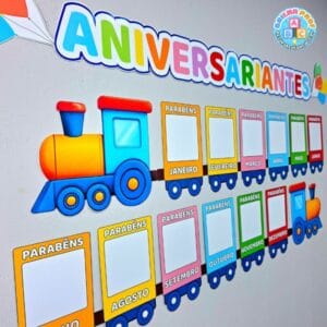 Painel Aniversariantes – Trenzinho