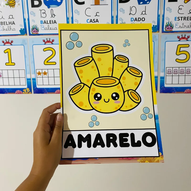 Kit Sala – Fundo do Mar - Imagem 12