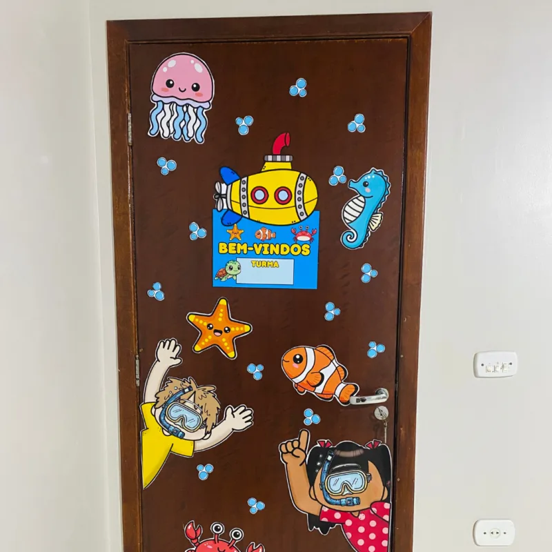 Kit Sala – Fundo do Mar - Imagem 7