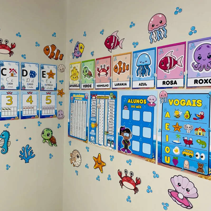 Kit Sala – Fundo do Mar - Imagem 2