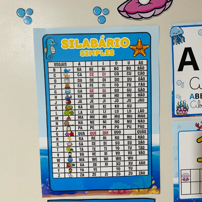 Kit Sala – Fundo do Mar - Imagem 16