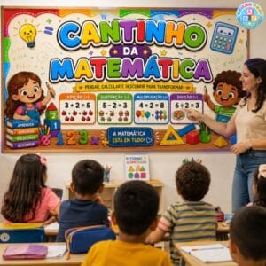 Painel Cantinho da Matemática + Brinde