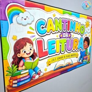Painel Cantinho da Leitura